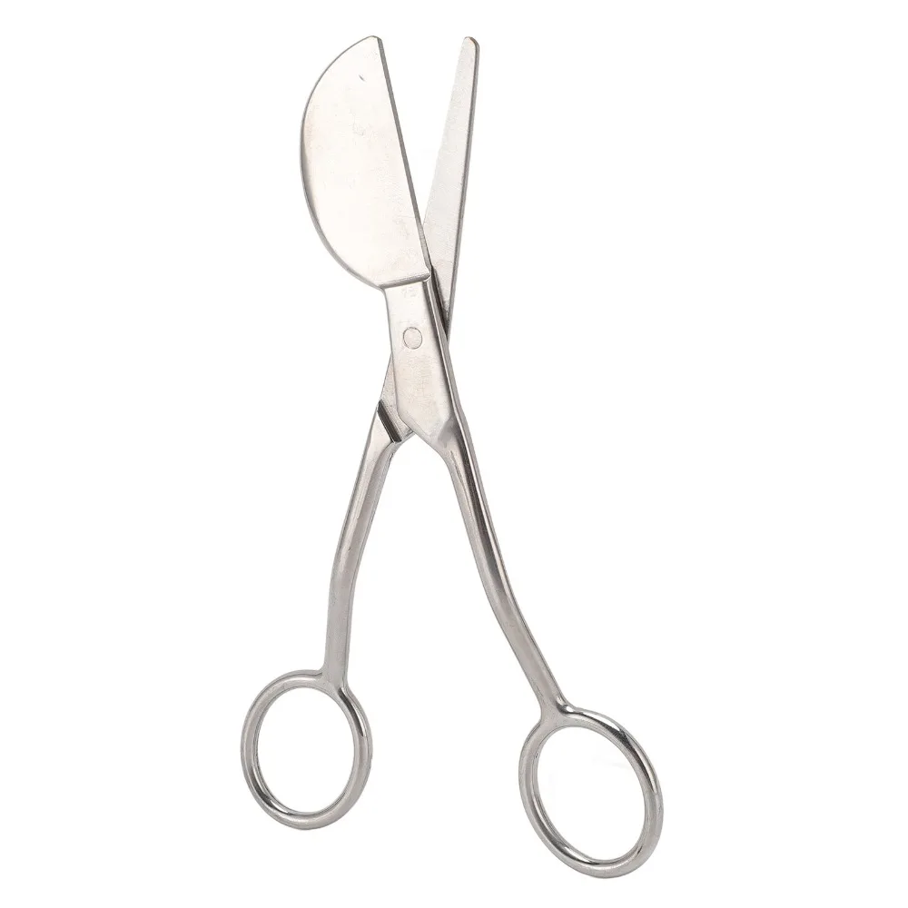 Double Bent Handle Duckbill Scissors 6 Inch Curved Offset Handle Carpet Scissors Silver Tufting Scissors Carpet Pile