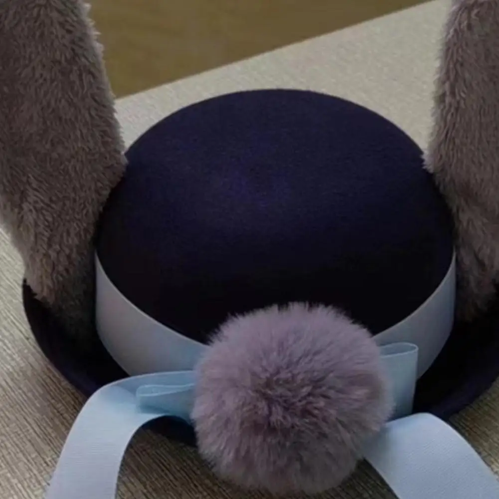 Judy Hopps Rabbit Cosplay Costume, Accessories, and Cartoon Bunny Ear Hat for Disney's Zootopia