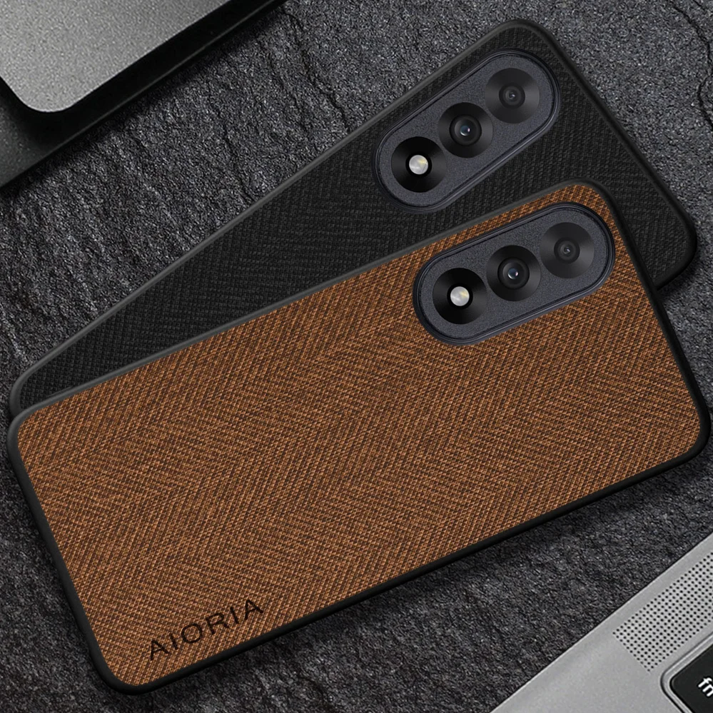 Funda para Oneplus Nord 5, funda de lujo de cuero textil suave para teléfono, funda para oneplus nord 5