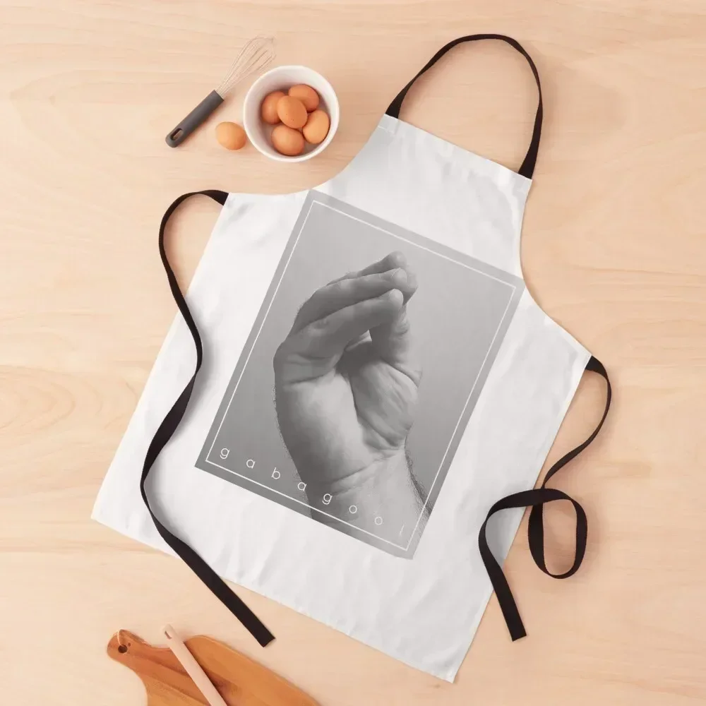 

Gabagool Italian Hand Gesture Apron Household Items custom women's kitchen Kitchen Utensils Apron