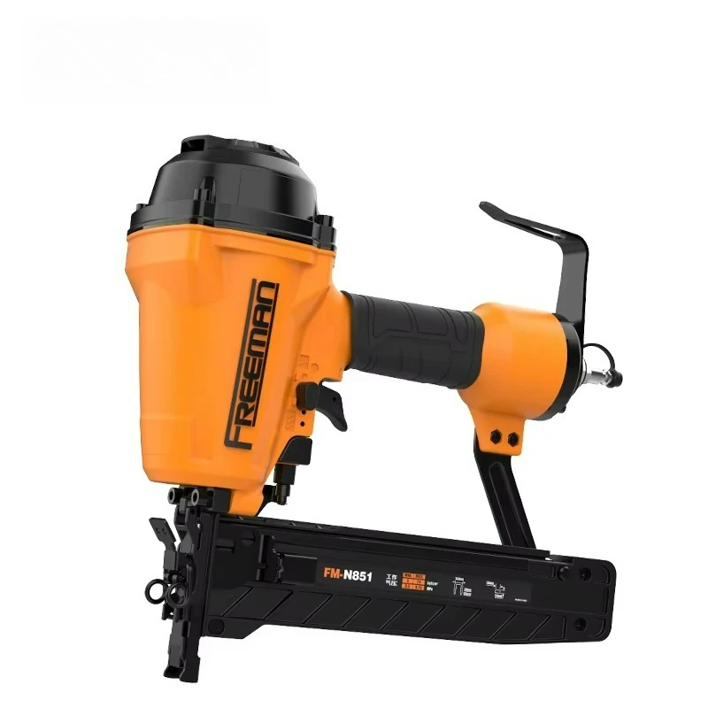 50mm Industrial Heavy Duty Furniture Air Staple Gun 16 Gauge FMN851 140 Capacity 10 Staples/Sec OEM