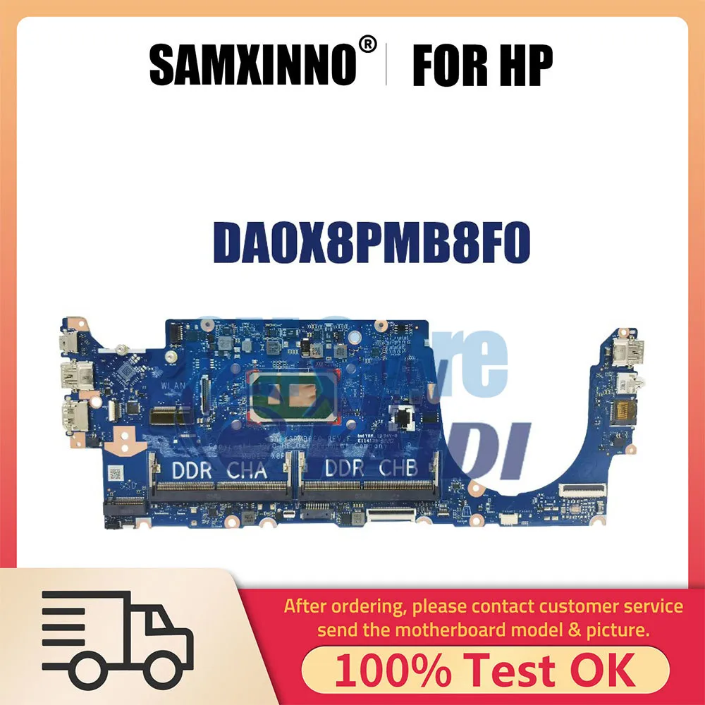 

Computer Mainboard For HP ProBook 430 G8 DA0X8PMB8F0 Laptop Motherboard With CPU I3 I5 I7 11th Gen 100% Tested OK