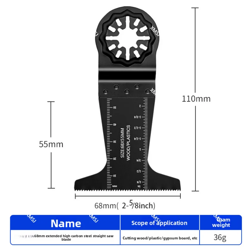 XMSJ 10 قطعة شفرة منشار متأرجحة متعددة المهام عالمية للأظافر البلاستيكية الخشبية ملحقات متعددة الاستخدامات 2025 جديد #5