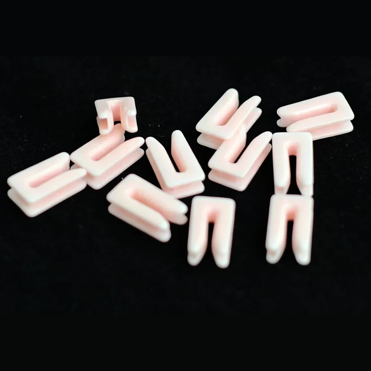 50pcs 99 Alumina Ceramic Thread Guide, High-Precision Textile Yarn Guide for Texturing Machines, Twisting Machines
