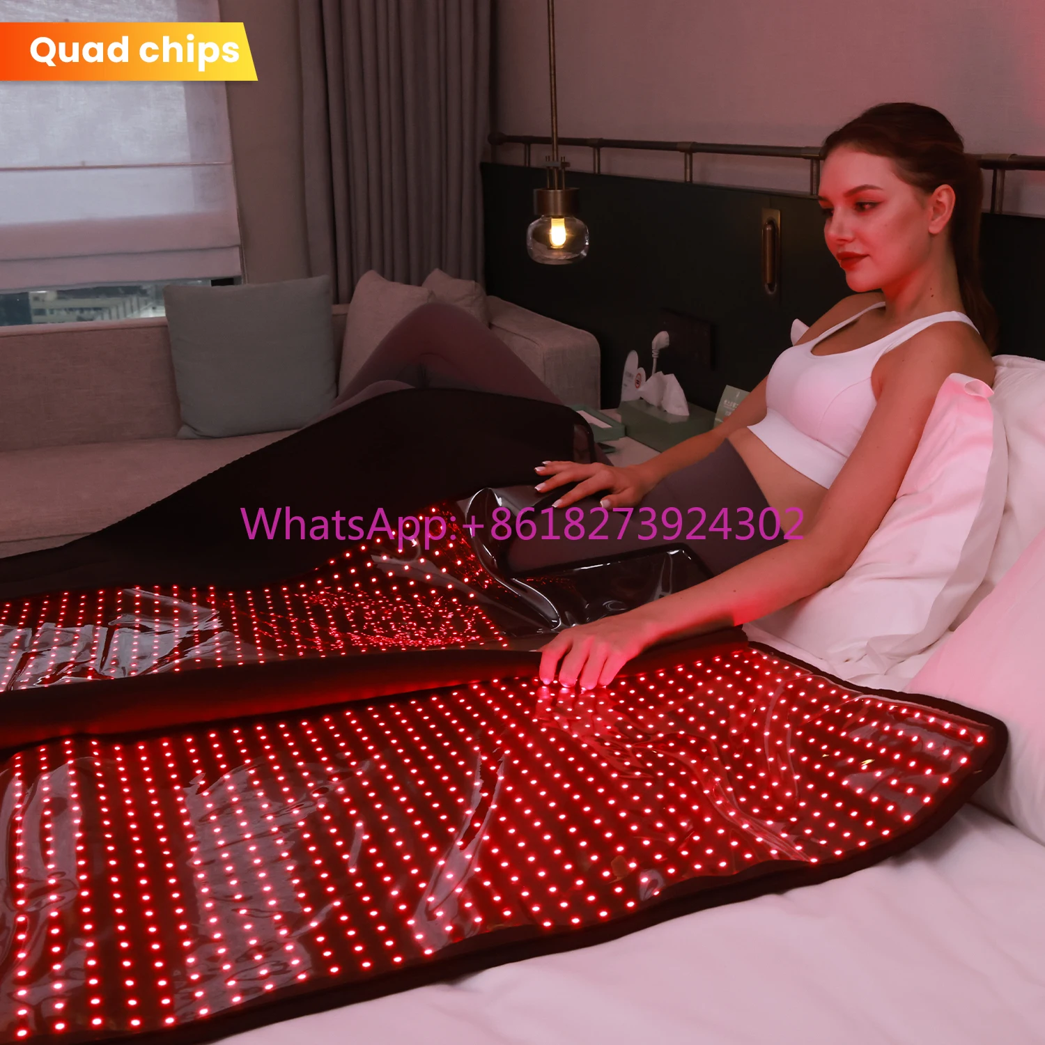 

IDEATHERAPY Red Light Therapy Pod TLB2000-Y 4 in 1 LED Chip Reduce Pain Red Light Sleeping Bag Red Light Therapy Blanket