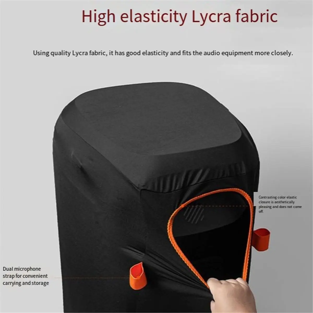 A86G NEW Dust Cover Protective Case for Partybox 710 Speaker Stretch Dust Case Soft Protective Sleeve