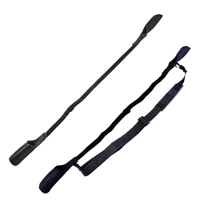 قابل للتعديل الصيد رود حقيبة التخزين المحمولة الصيد رود حزام الكتف الصيد رود حزام حامي بكرة الصيد الملحقات #4