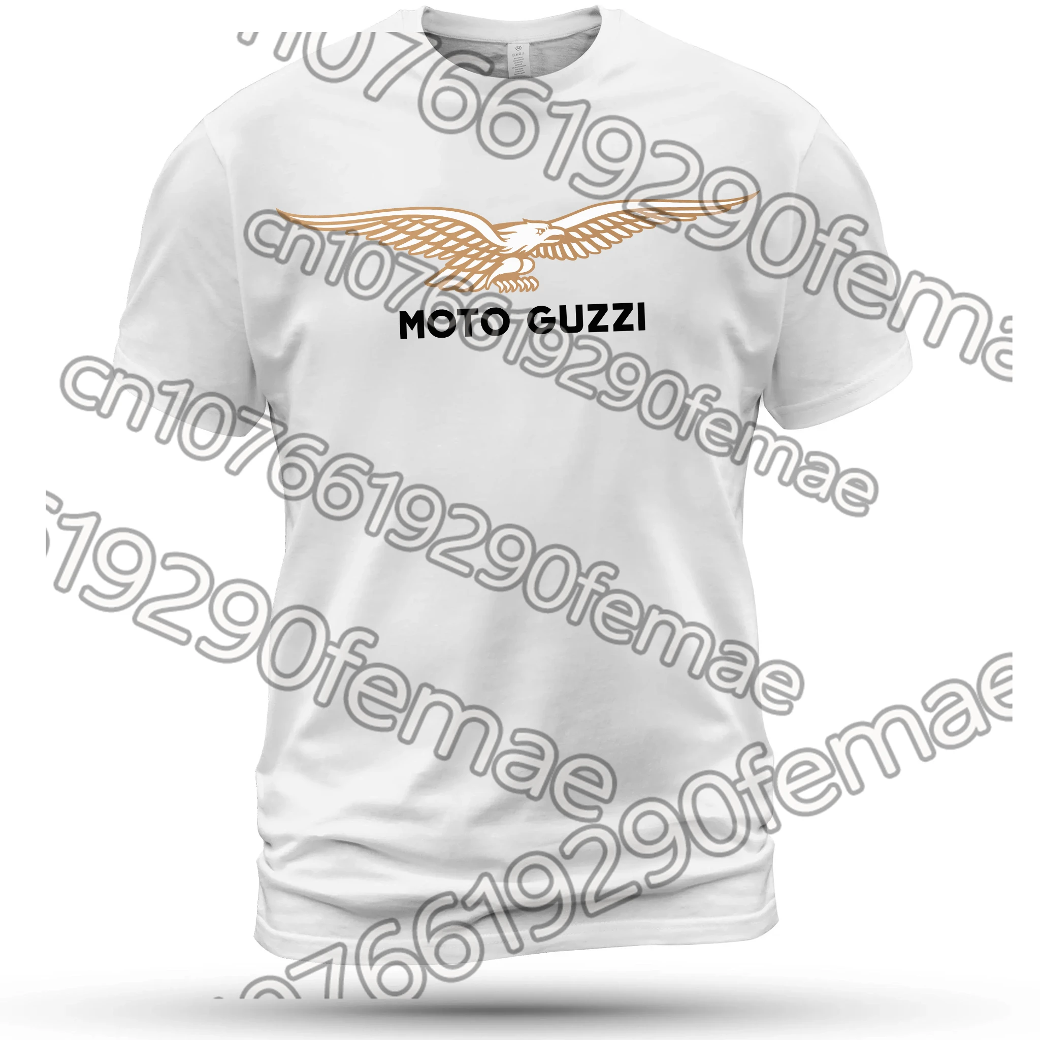 

Мужская свободная хлопковая футболка MOTO GUZZI, коллекция Весна-Лето 2026, из плотного хлопка, с коротким рукавом, идеально подходит для дома и путешествий