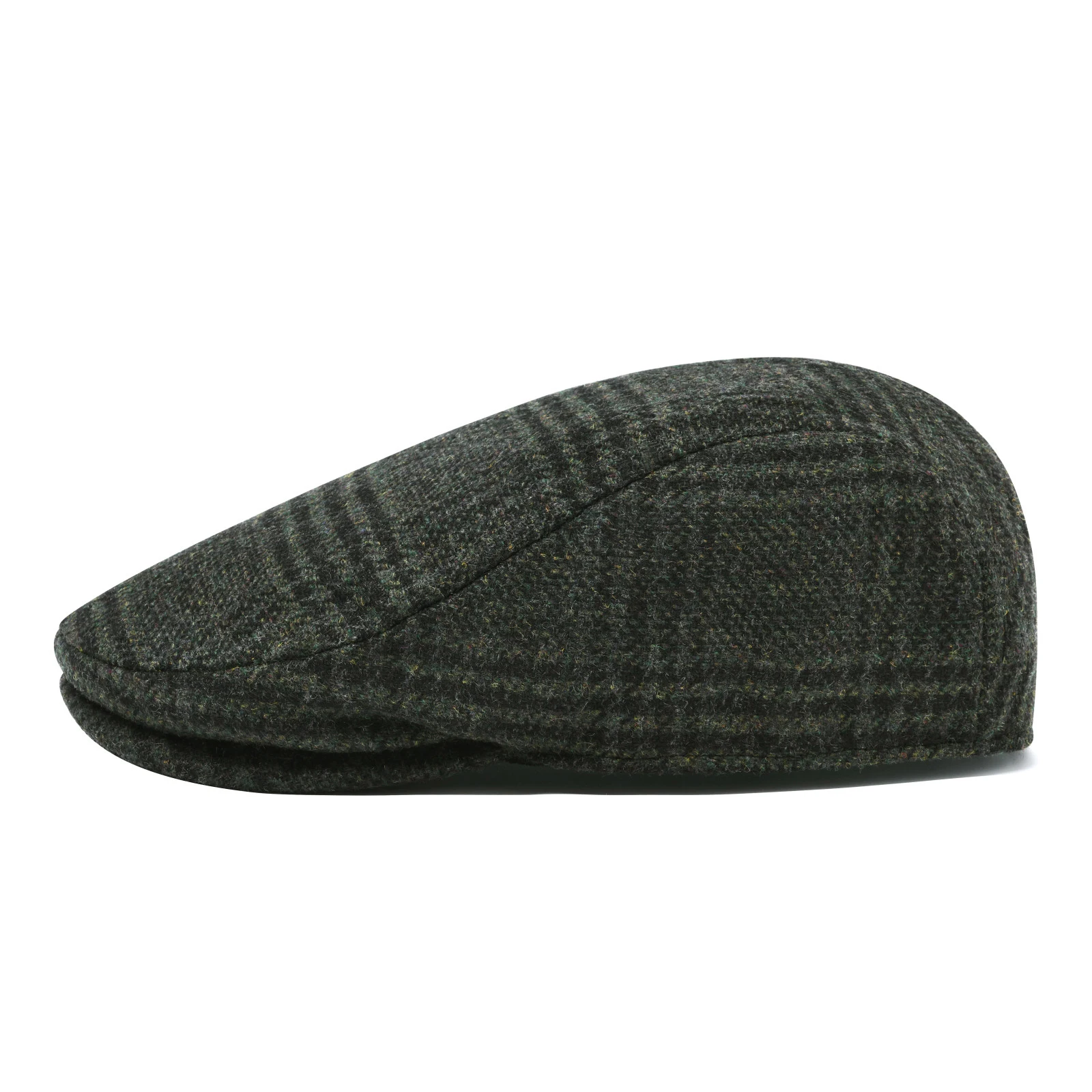 JANGOUL Newsboy Caps Men Wool Blend Flat Cap Winter Warm Hat Driving Hats Gastby Ivy Caps for Male Vintage British Beret