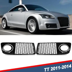 For Audi TT MK2 8J Front Bumper Fog Light Grills Grille Honeycomb Mesh Fog Light Lamp Cover 2010 2011 2012 2013 2014 8J0807682J
