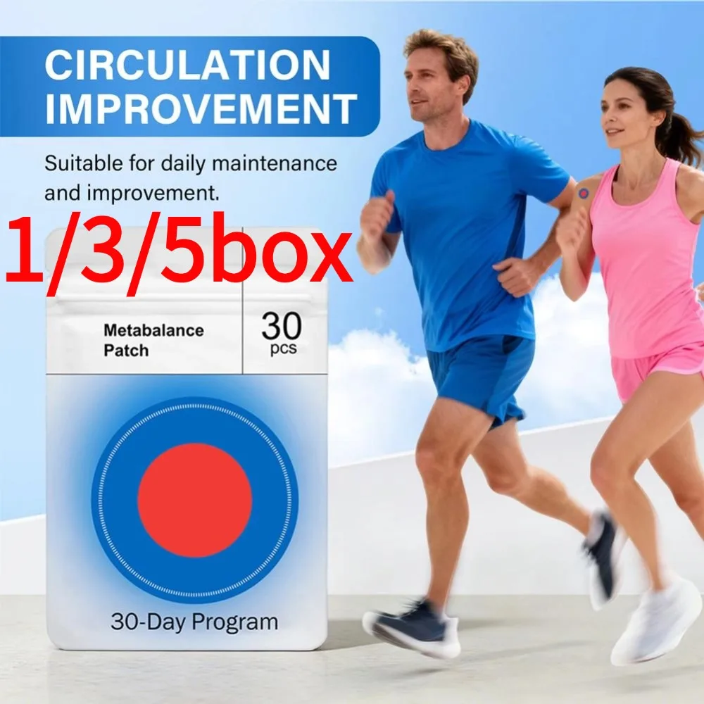 30 Parches Delgados para el Cuidado del Cuerpo, Programa de 30 Días, Parches Metabalance, 1/3/5 Cajas, Ejercicio Diario, Adhesivos Suaves para el Equilibrio Metabólico