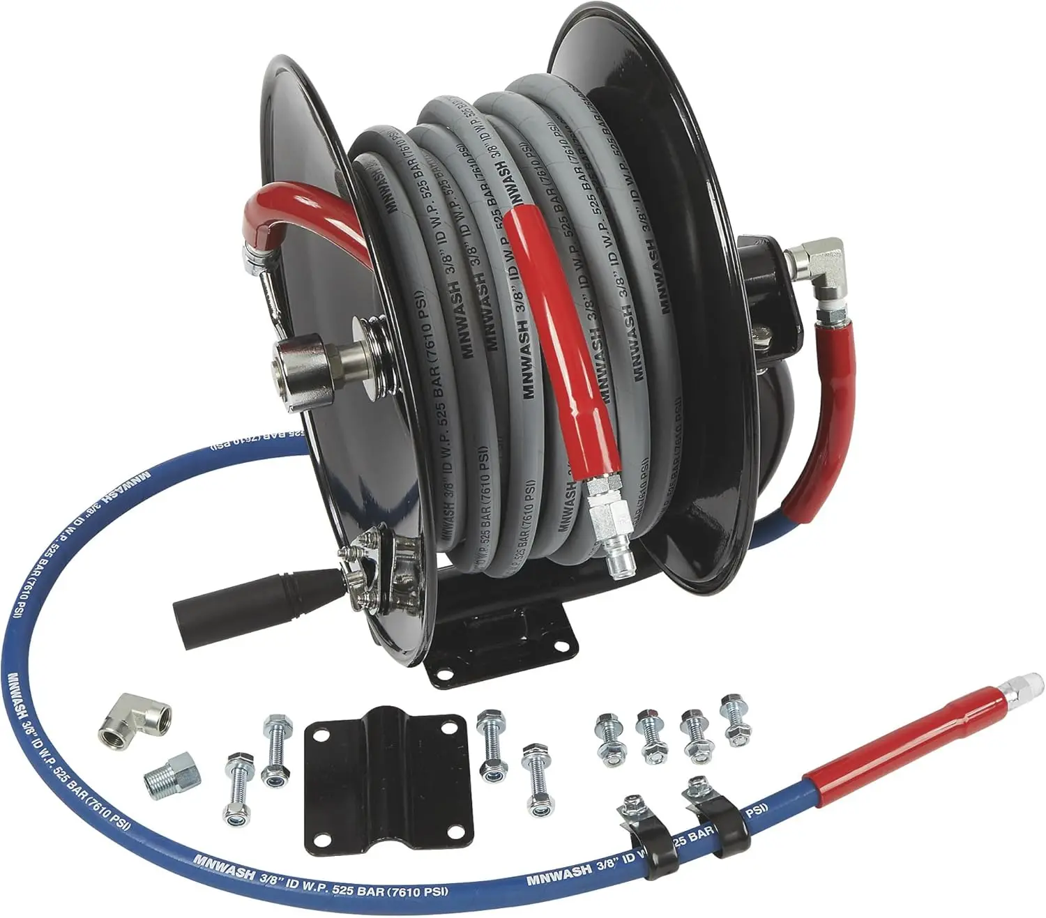 Northstar Pressure Washer Hose Reel - 3/8In. X 100Ft. Capacity, 5000 Psi