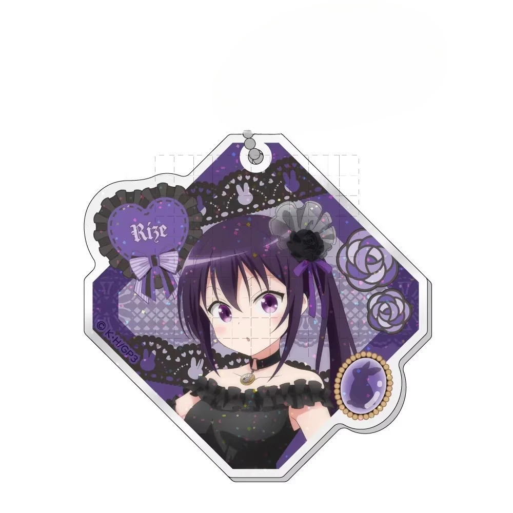 Gioco Hoto Kokoa Kafuu Chino Kirima Sharo Portachiavi Bambola Anime Tedeza Rize Ujimatsu Chiya Acrilico Portachiavi Ciondolo Regalo