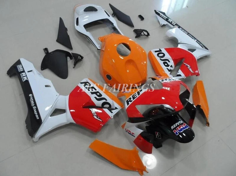 

4 подарка, новый комплект обтекателей из АБС-пластика для мотоцикла HONDA CBR600RR F5 2003 03 04, красный, оранжевый