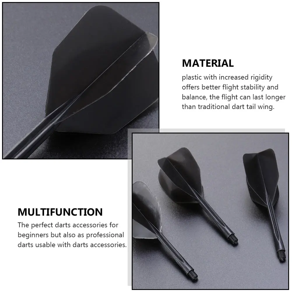 

10 Pcs Dart Tail Flights Mit Schaft Und Integriertem Shaft Integrated Dartpfeile Dartflys Slim Shafts