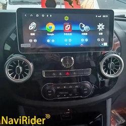 12.3Inch Android 14 Screen For Mercedes Benz Vito 116 W447 2016 Car Radio Multimedia Video Player Stereo GPS Navigation Carplay
