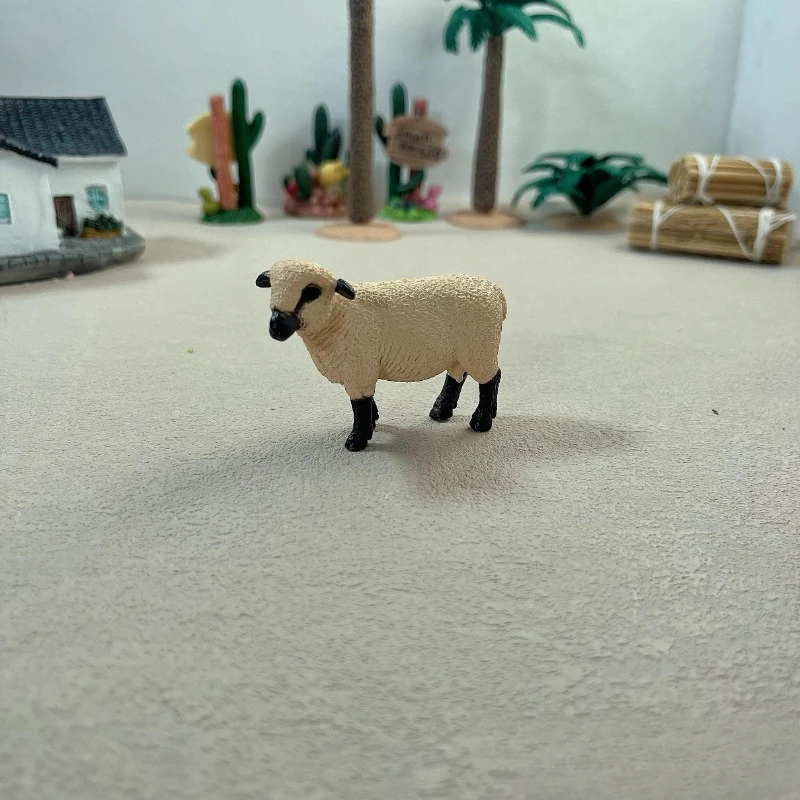 Emulation Miniature Small Animal Antelope Aries Sheep Rabbit Micro Scenery Sand Table Model Prop Ornament