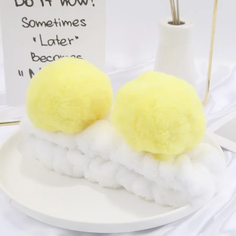 

Women's Plush Animal Ear Headband Adjustable Non-Slip Grip for Face Washing Makeup Skincare Cute Accessories