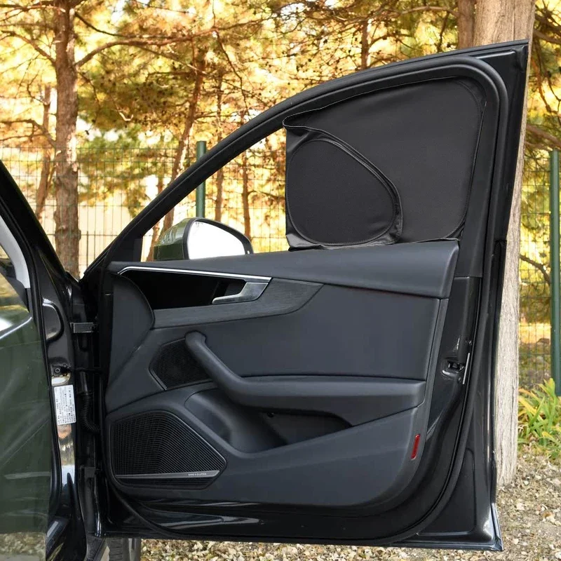 

Автомобильный черный солнцезащитный козырек для окон, авто, анти-УФ-изоляция, защитный чехол, аксессуары для интерьера для AUDI A4 8W 2017-2026