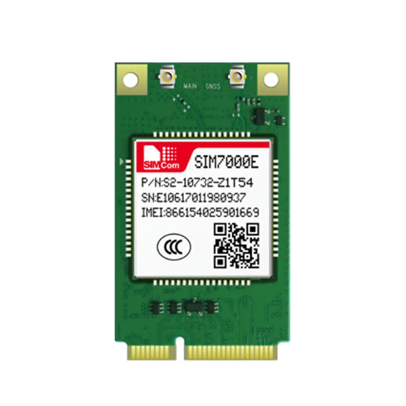 심콤 미니 PCIE LTE CAT-M1 NB-IoT 모듈 쿼드 밴드 LTE-FDD, GPS 글로나스 수신기, SIM7000A, 신제품