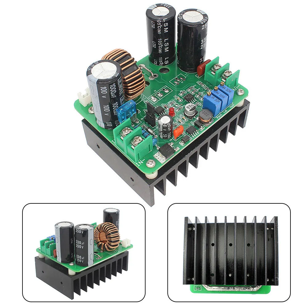 900W DC Boost Converter Module for Solar Panels Steps Up Voltage from 8V to 30V to 12V to 130V with Real Time Monitoring