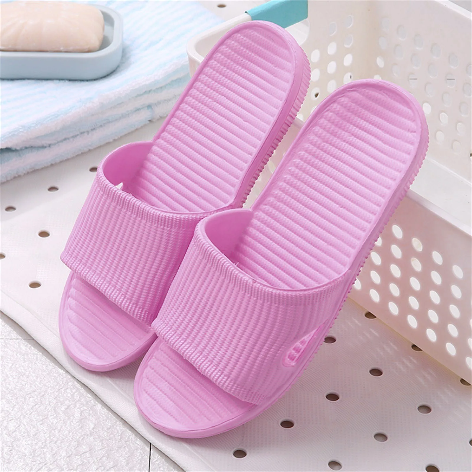 Slipper For Women Hard Sole Men Women Solid Color Home Slippers Indoor Slippers Flip Flop Bedroom Slippers For Women Memory Foam