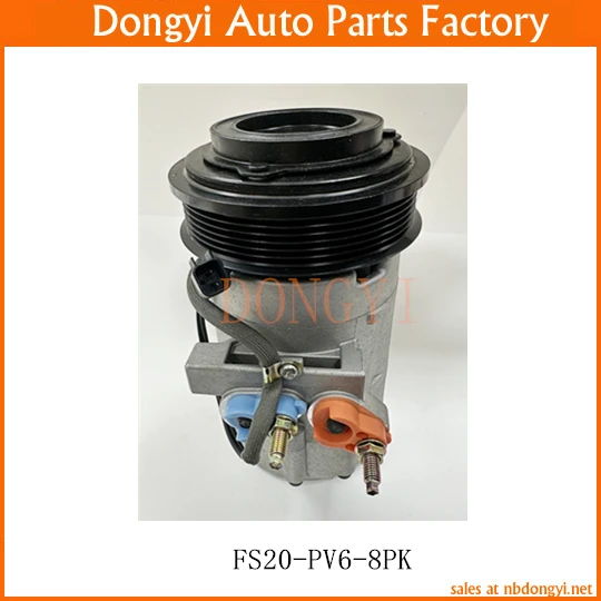 AC Compressor FS20-PV6-8PK FS20 PV6 8PK BC34-19D629-AC BC34-19D629-AD BC3Z-19703-A BC3Z-19703-D FS-0315-0574-02