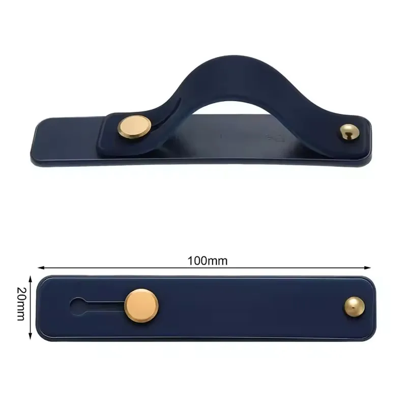 Polsband Handband Vingergreep Mobiele telefoonhouder Stand Push Pull Universele effen kleur Telefoonaansluitinghouder voor iPhone Xiaomi