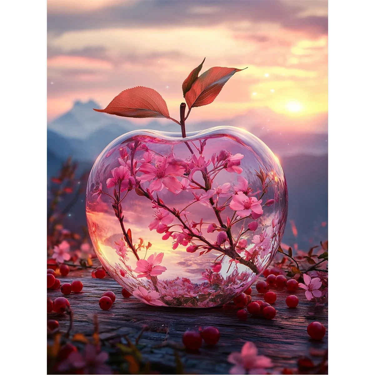 5D DIY Diamond Art Full Mosaic Craft Kit Eye-Catching Visual Effect Wall Picture for Home Interior And Space Decoration Unique Handmade Gift