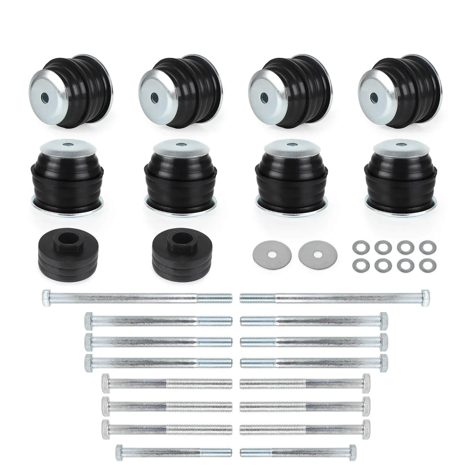 

Polyurethane Body Cab Mount Bushing Kit ﻿For Ford F250 F350 Super Duty 2008-2016 2WD 4WD KF04060BK Black