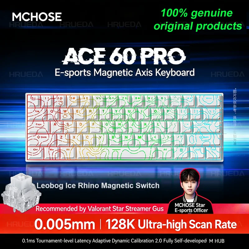 MCHOSE Ace 60 68 Ace68 V2 Magnetic Switch Mechanical Keyboard