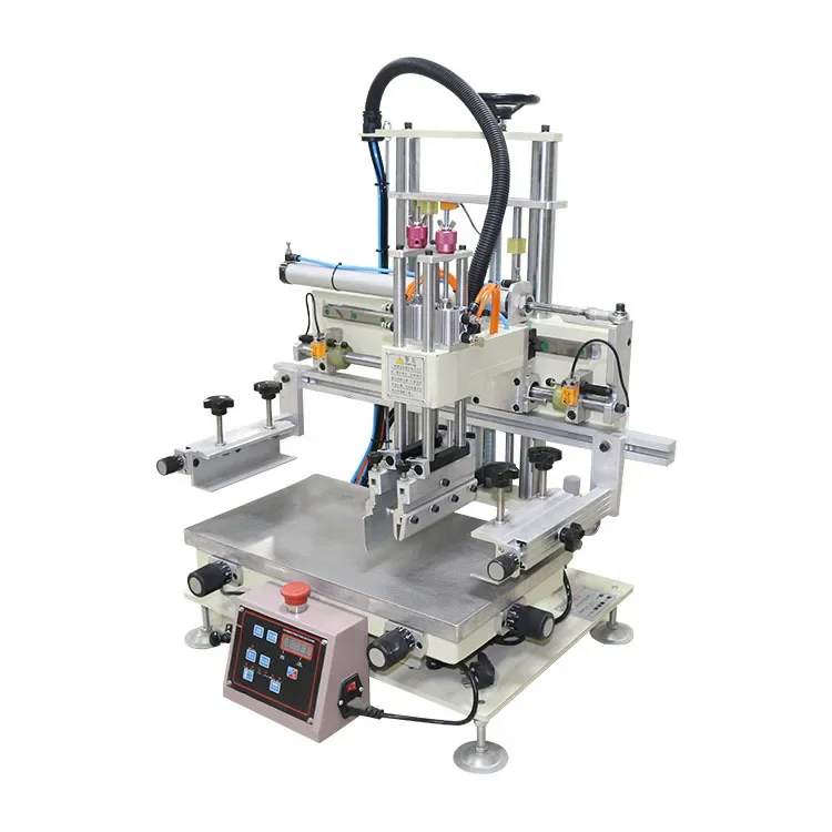 Semi-automatic Desktop Screen Printing Machine Flat Screen Printer,Screening Clothes Printing Machine