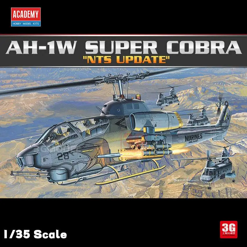 

Академия 12116 1/35 AH-1W Super Cobra 'ts Update' (пластиковая модель)