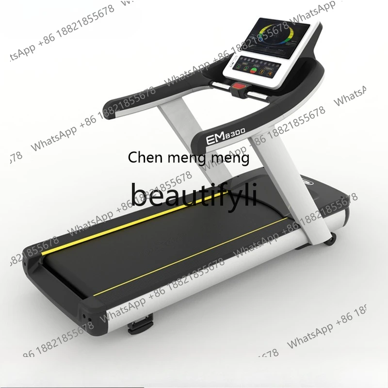 

Commercial Treadmill Gym Multi-Functional Intelligent Shock Absorption Walking Machine Indoor Ultra-Quiet Treadmill