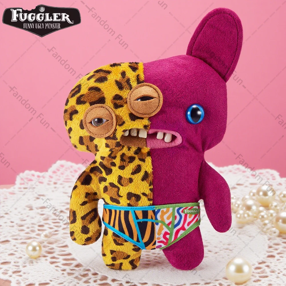 

Fuggler Original Two-Color Splice New Monster Plush Toy Ugly Funk Multi-color Monster Fluffy Peluche Doll 20-22Cm Birthday Gifts