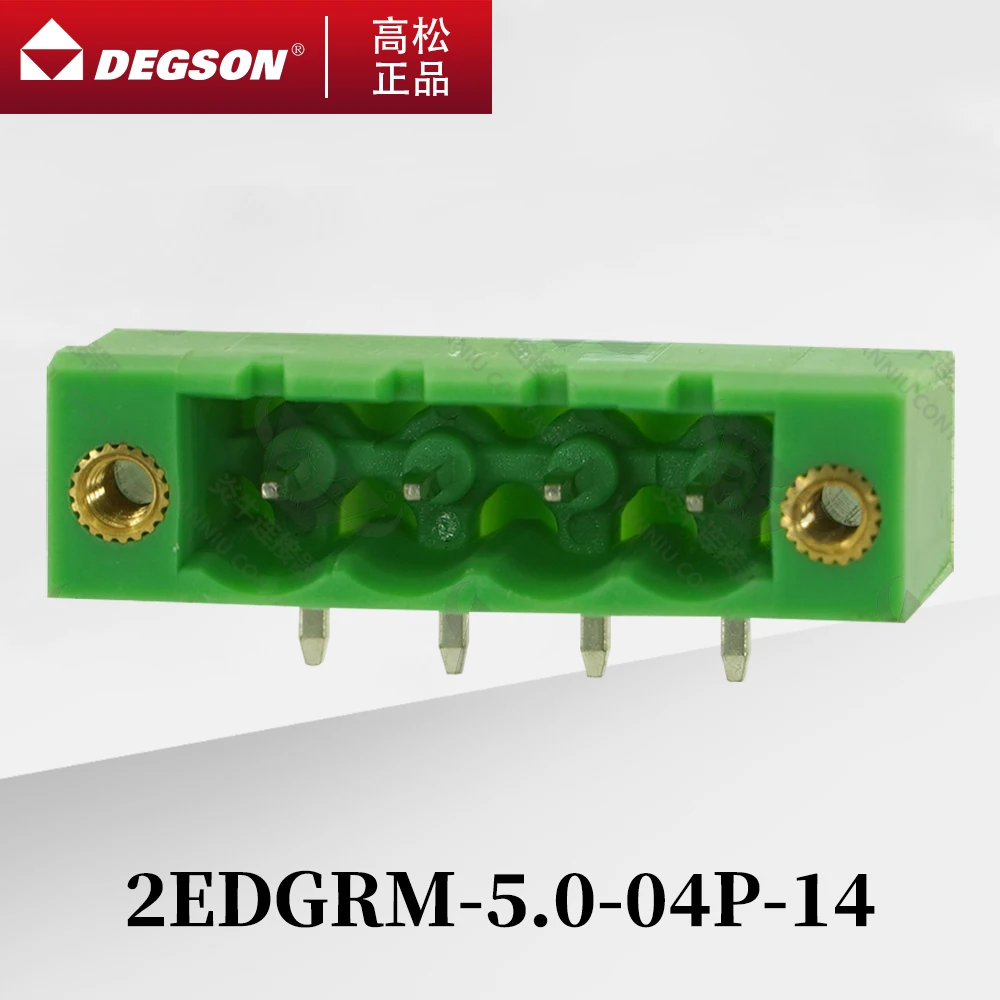 

10Pcs DEGSON 2EDGRM-5.0-5.08 Pluggable PCB terminal blocks Phoenix Contact MSTB2.5-GF KF2EDGRM 5.0mm 5.08mm 2PIN-12PIN 320V 20A