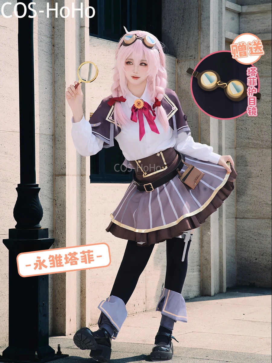 

COS-HoHo Vtuber Ace Taffy Game Suit Sweet Lovely Uniform Cosplay Costume Halloween Carnival Party Role Play Outfit Women XS-XXL