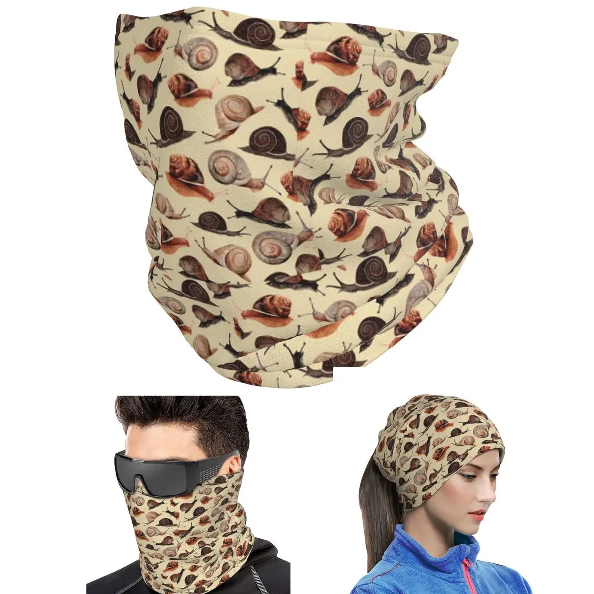 A Slew Of Snails Bandana Neck Gaiter Printed Mask Scarf Outdoor Sports Face Mask For Men Women Adult Washable