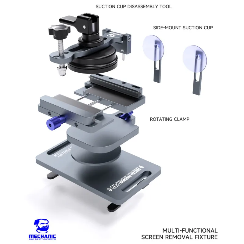 MECHANIC CP8 Multi-functional LCD Screen Removal Fixture for Mobile Phone Remove Glue BGA Soldering Jigs Tools Screen Splitter