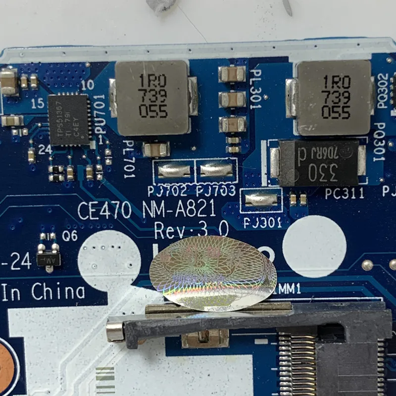 Untuk Lenovo Thinkpad E470 Motherboard Laptop NM-A821 Mainboard 01EN245 dengan SR2ZU I5-7200U CPU 100% Sepenuhnya Diuji Bekerja dengan Baik