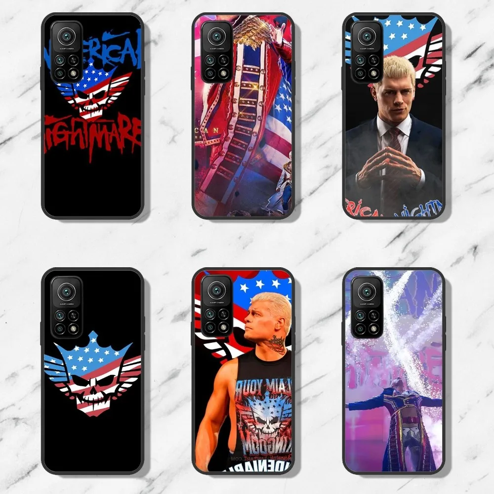 C-Cody R-Rhodes Phone Case For Samsung Galaxy S21 S22 S23 S24 Ultra S20 Lite S30 Note Black Shell