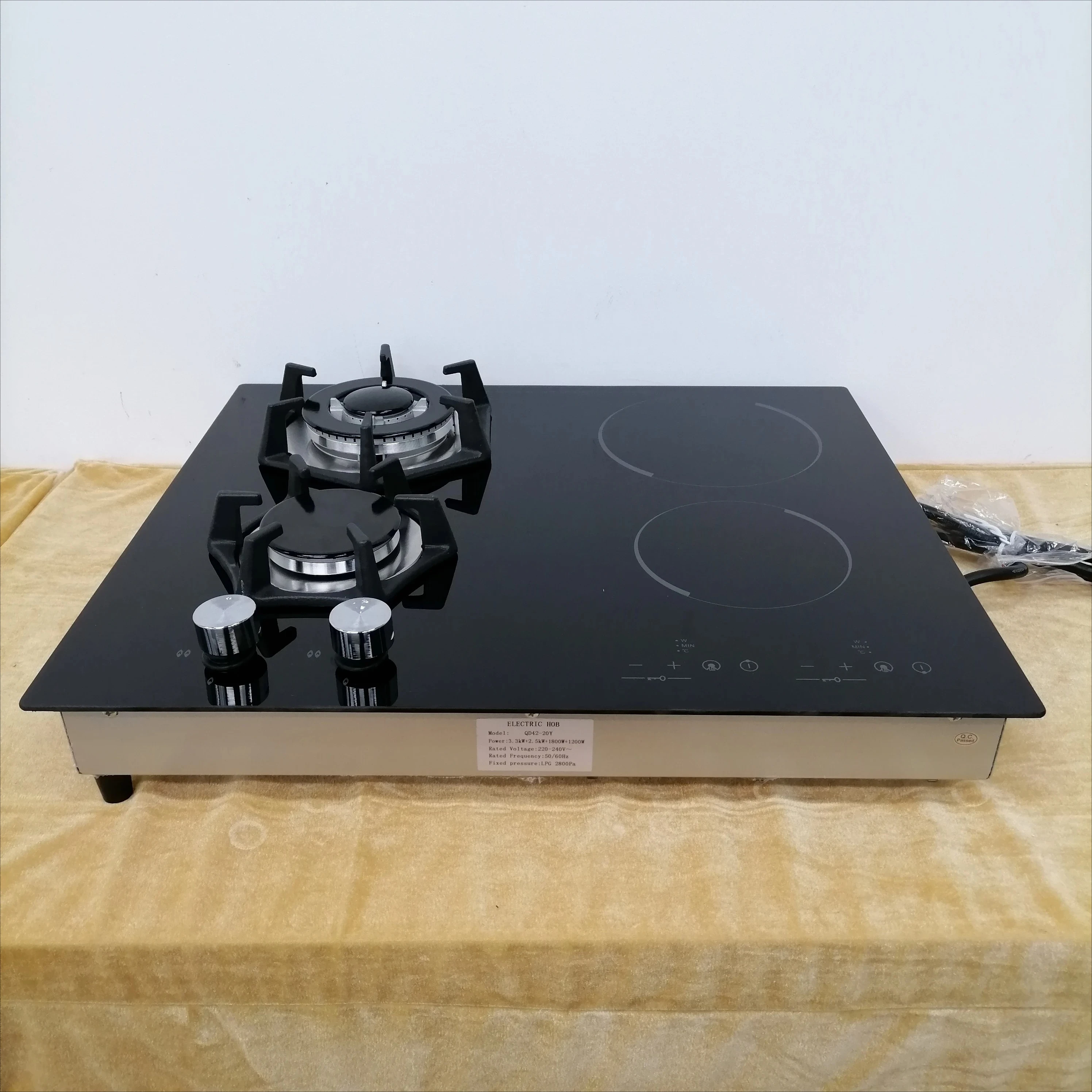 Kitchen Table and Built in Hybrid 4 Burners Cooking Gas Stove Electric Infrared Cookers