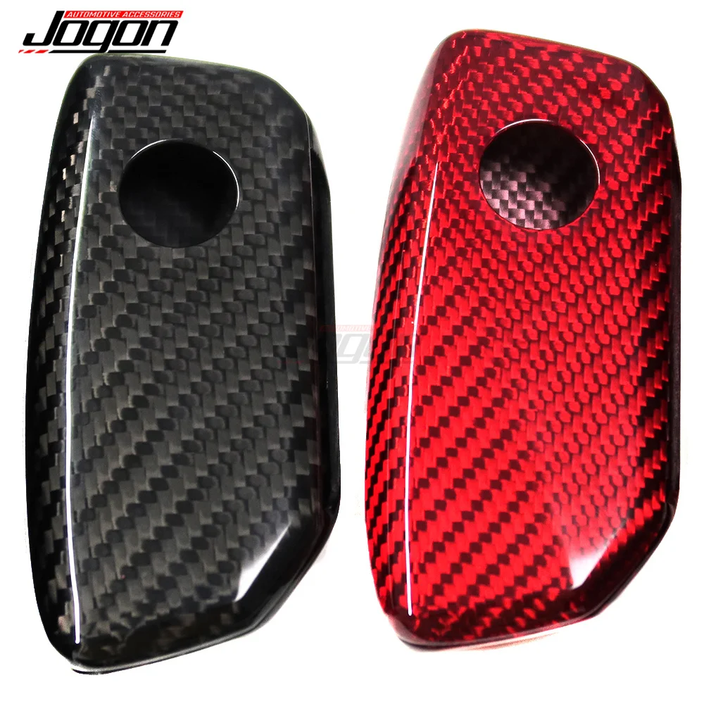 Real Carbon Fiber Car Key Fob Shell Cap Case For BMW i7 X7 G07 LCI iX I20 X1 U11 7 Series G70 G09 XM U06 G81 M3 Key Accessories