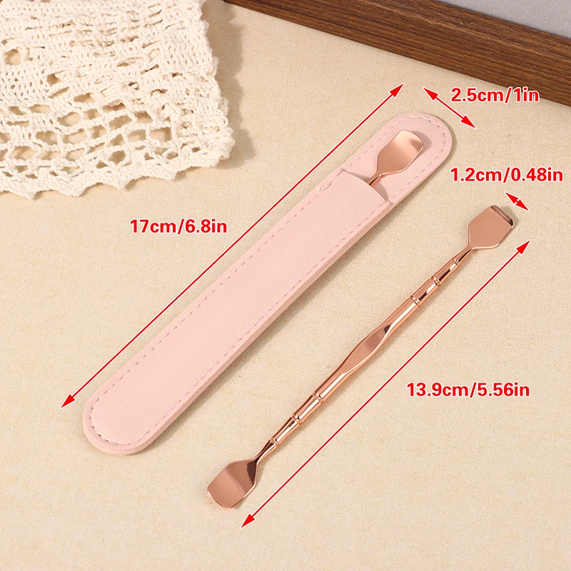 Spatule en acier inoxydable pour soins de la peau du visage, outil de préparation des pores, extracteur de boutons, dissolvant de points noirs, nettoyage en profondeur du visage, Popper d'acné