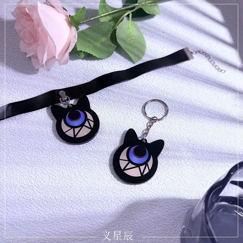 Honkai: Star Rail Cipher, цепочка для косплея, ожерелье для Coser, реквизит, летающие монеты, цепочка-колье, ожерелье, подарки, регулируемые готические украшения