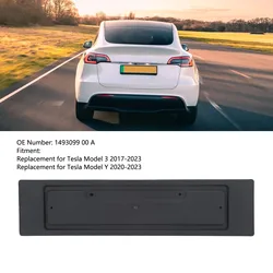 Staffa di supporto per telaio targa europea posteriore per auto muslimfit per Tesla Model 3 2017-2023 Y 2020-2023 1493099-00-A