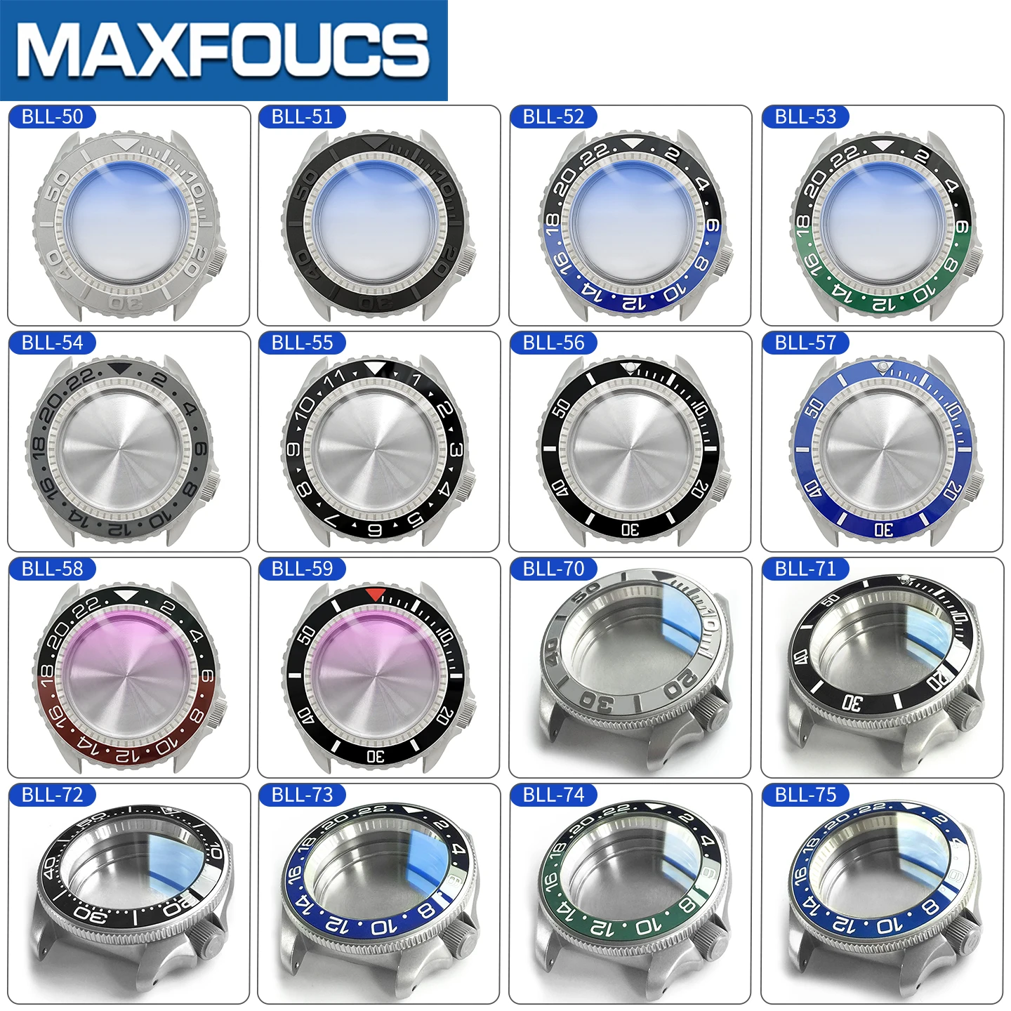 Mattes 3.8 SKX Silber-Uhrengehäuse, Krone bei 4 Uhr, Edelstahl-Finish, MOD NH36, Keramikeinsatz, Saphirglas, kundenspezifische Teile – Detail 3