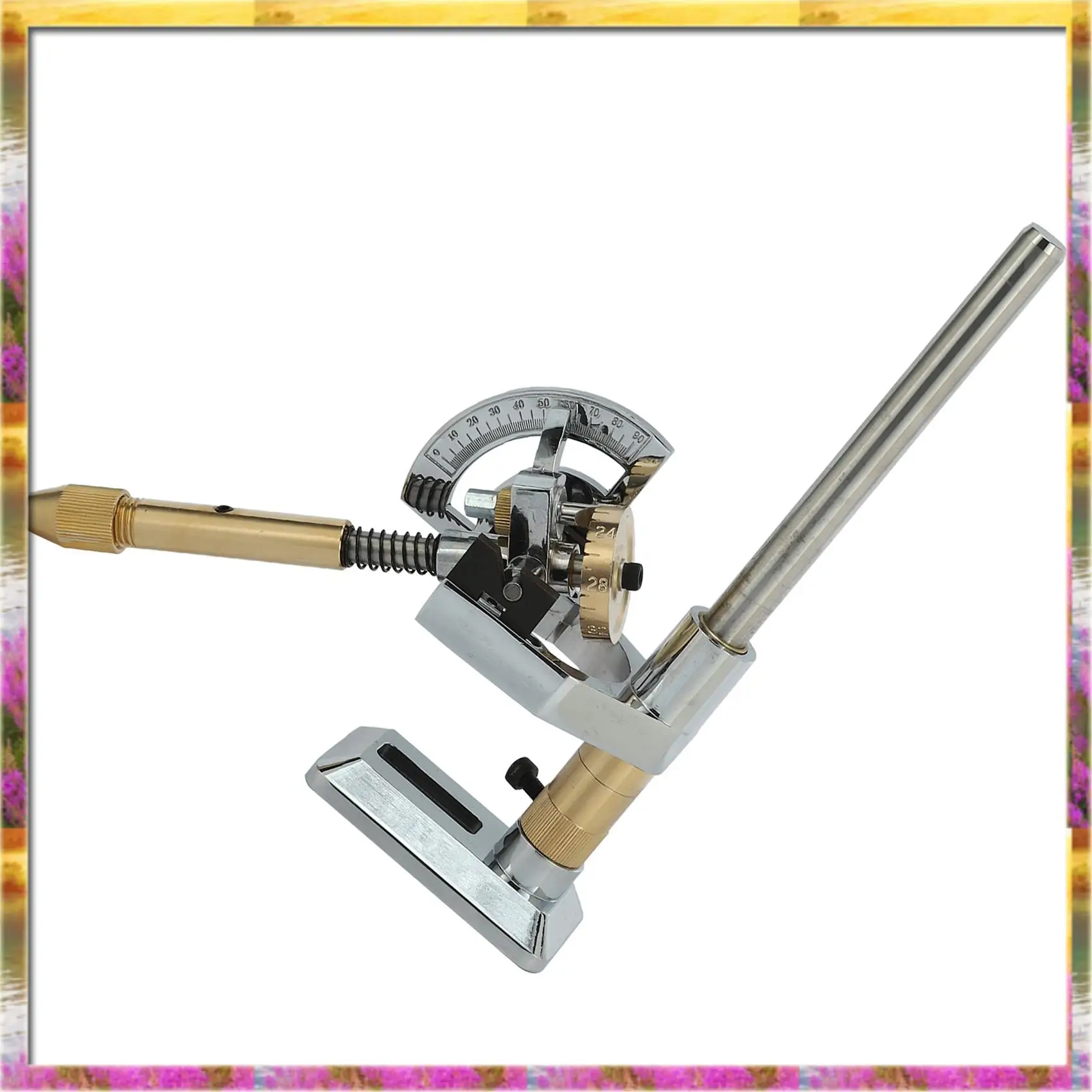 Easy Use Lapidary Machine Gem Faceting Machine Lapidaire Stone Angle Milling Polishing Machine With Dops 96 64 32 Scale