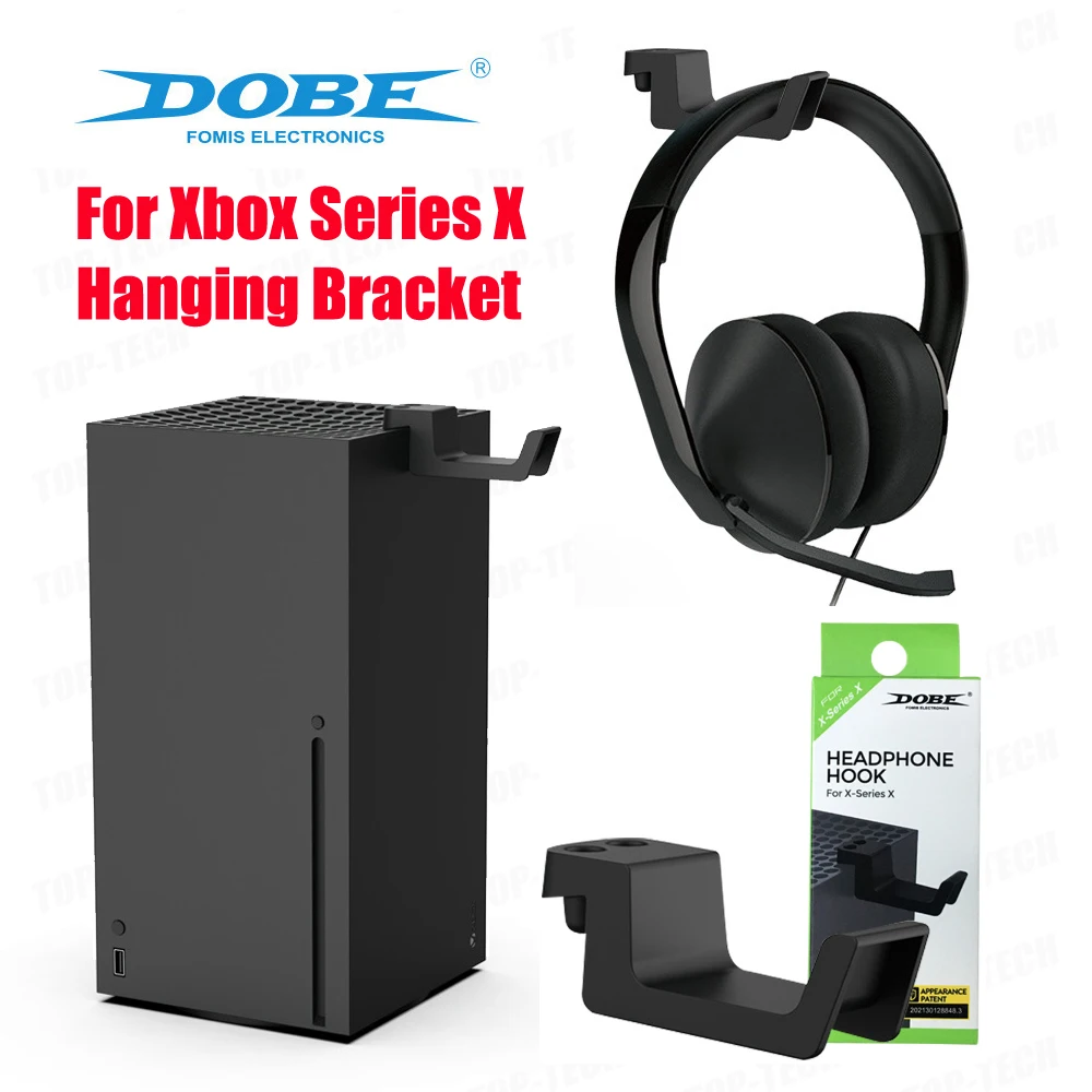 For Xbox Accessories Headphone Stand Wall Mount Holder Hanger Xbox series X Console Gaming Headset Hanging Bracket Storage Rack