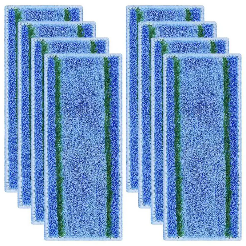 

B38B-8 Pcs Wet Mopping Pads For Irobot Braava Jet M6 Series M6 (6110) (6012) (6112) Washable And Reusable Robot Cleaning Pad
